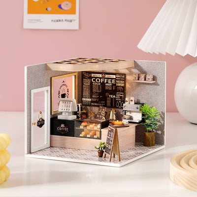 Puzziv 1: 24 DIY Dollhouse Kit (Leisurely coffee shop)