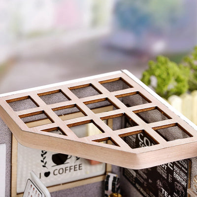 Puzziv 1: 24 DIY Dollhouse Kit (Leisurely coffee shop)