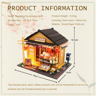 Puzziv 1: 24 DIY Dollhouse Kit (Gocery store)