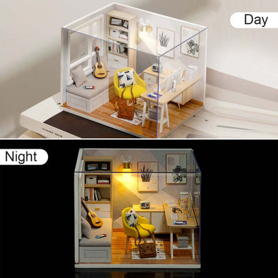 Puzziv 1:24 DIY Dollhouse Kit ( Sunshine Room)