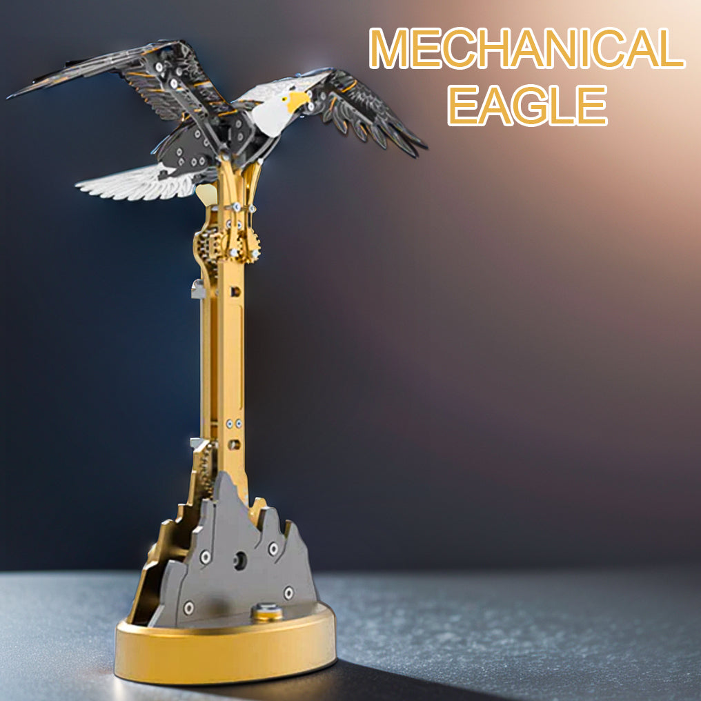 DIY 3D Bald Eagle Model Kit - Haliaeetus Leucocephalus with Flying and Flapping Wings