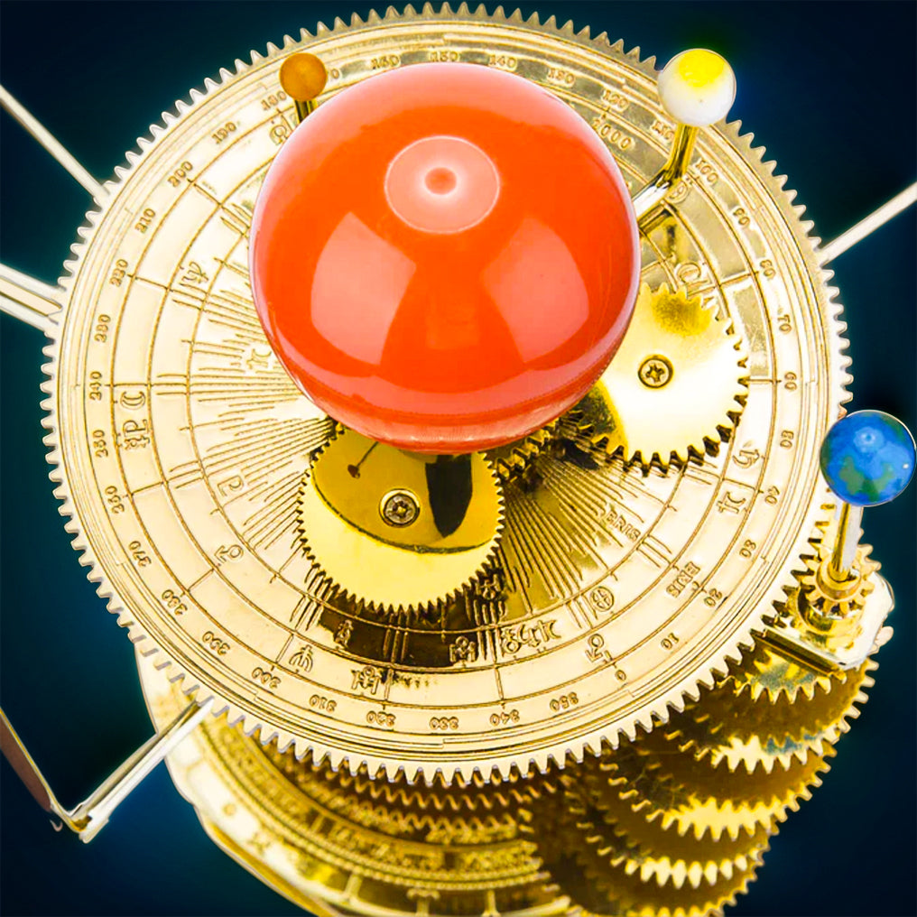 DIY 3D Metal Orrery Solar System Eight Planet Model Kit - 200Pcs