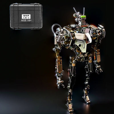 DIY 3D Metal Machine Future Mech War Humanoid-1 Model 700+PCS