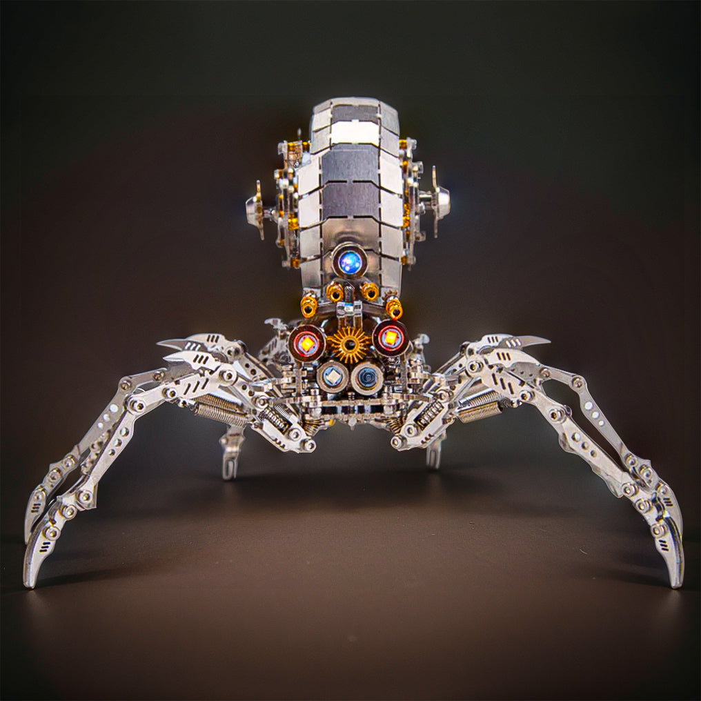 DIY 3D Metal Spider Puzzle Model Kit Games Creative Gift-203Pcs