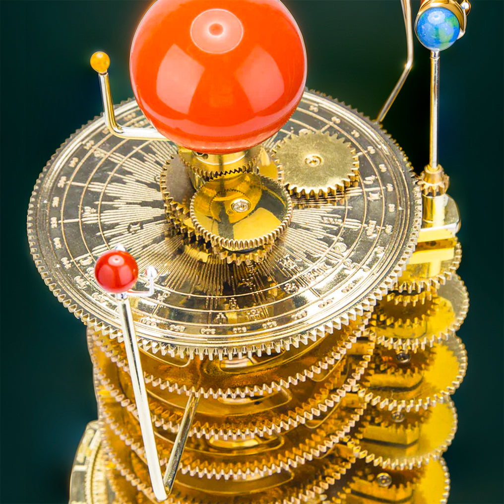 DIY 3D Metal Orrery Solar System Eight Planet Model Kit - 200Pcs