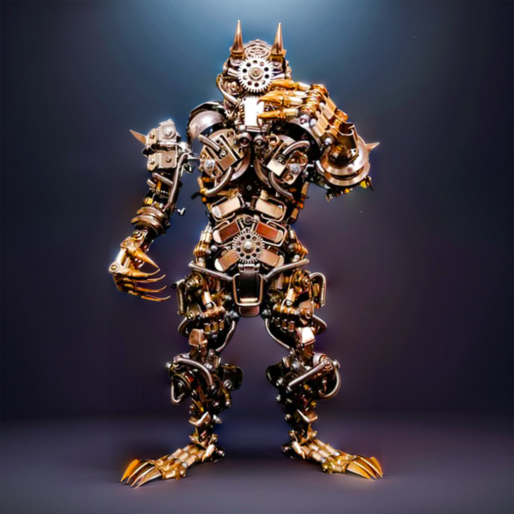 DIY 3D Metal Assembly Werewolf Model Hyperrealistic Toy Set