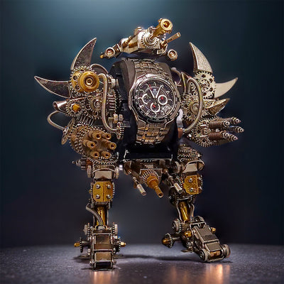 DIY 3D Metal Mechanical  Magnetic Mecha Puzzle Assembly Model Kit