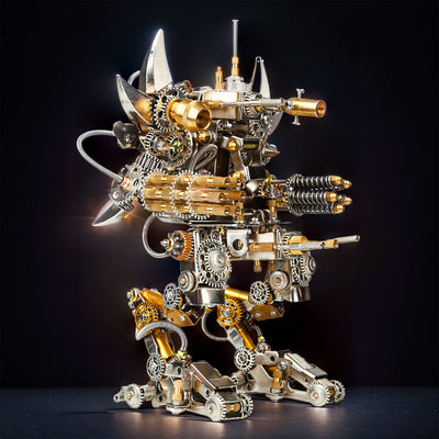 DIY 3D Metal Mechanical  Magnetic Mecha Puzzle Assembly Model Kit