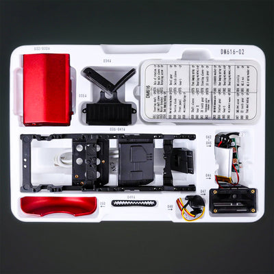 DIY Educational Mini APP Metal RC Tractor Model Assembly Kit