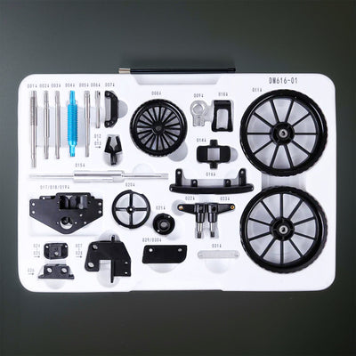 DIY Educational Mini APP Metal RC Tractor Model Assembly Kit