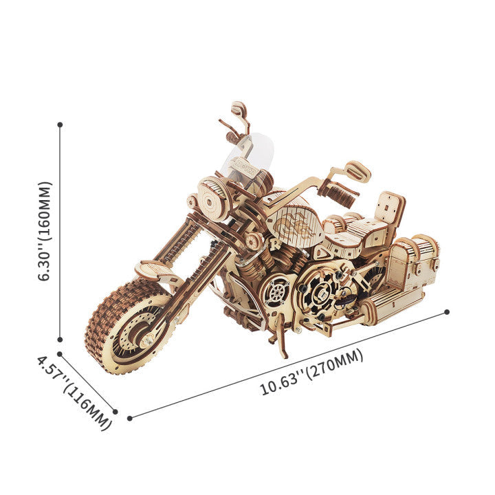 Puzziv Cruiser Motorcycle LK504 3D Wooden Puzzle