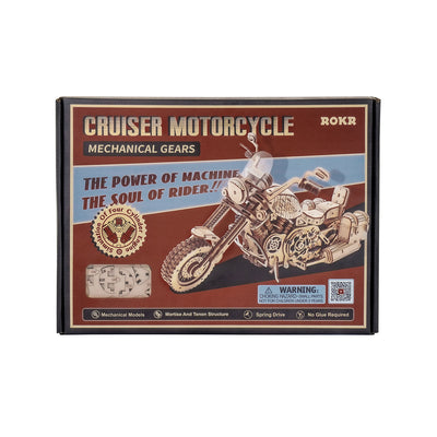 Puzziv Cruiser Motorcycle LK504 3D Wooden Puzzle