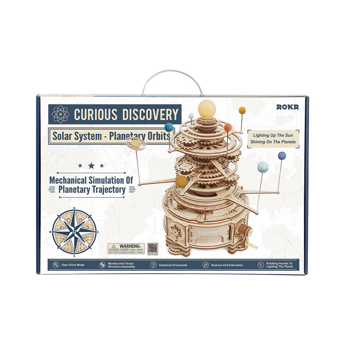 Puzziv Mechanical Orrery ST001 3D Wooden Puzzle