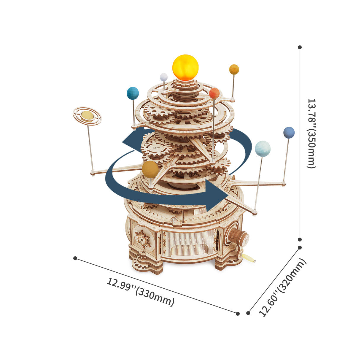 Puzziv Mechanical Orrery ST001 3D Wooden Puzzle