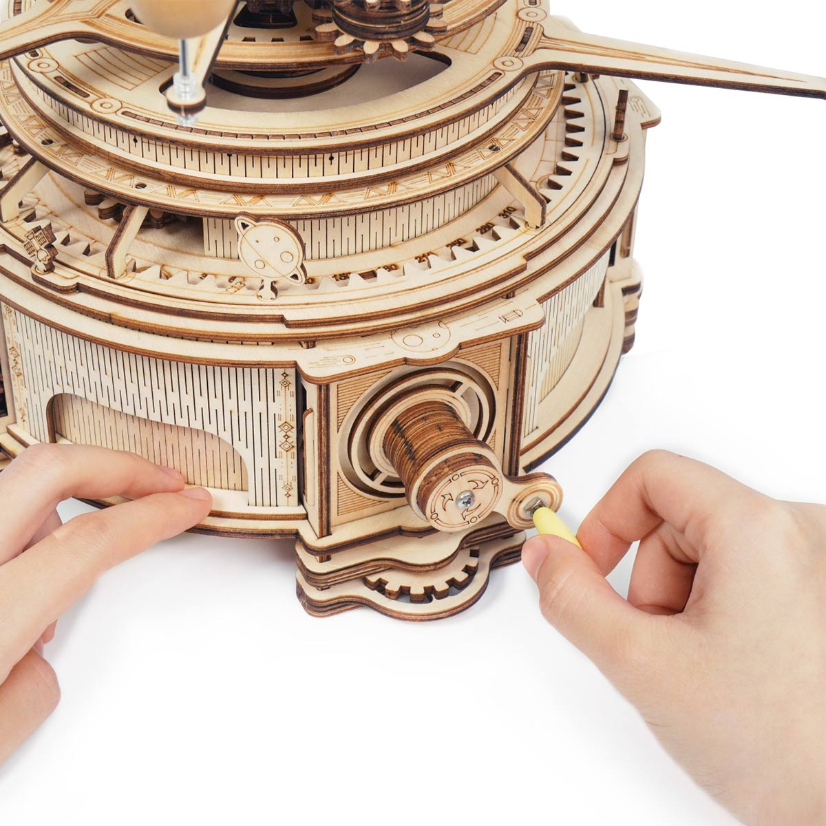 Puzziv Mechanical Orrery ST001 3D Wooden Puzzle