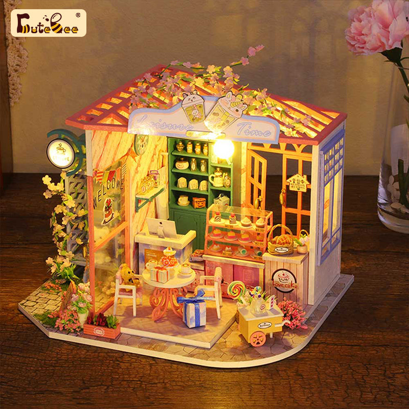 Puzziv 1:24 DIY Dollhouse Kit ( Story of Flowers )