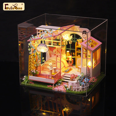 Puzziv 1:24 DIY Dollhouse Kit ( Story of Flowers )