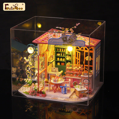 Puzziv 1:24 DIY Dollhouse Kit ( Story of Flowers )