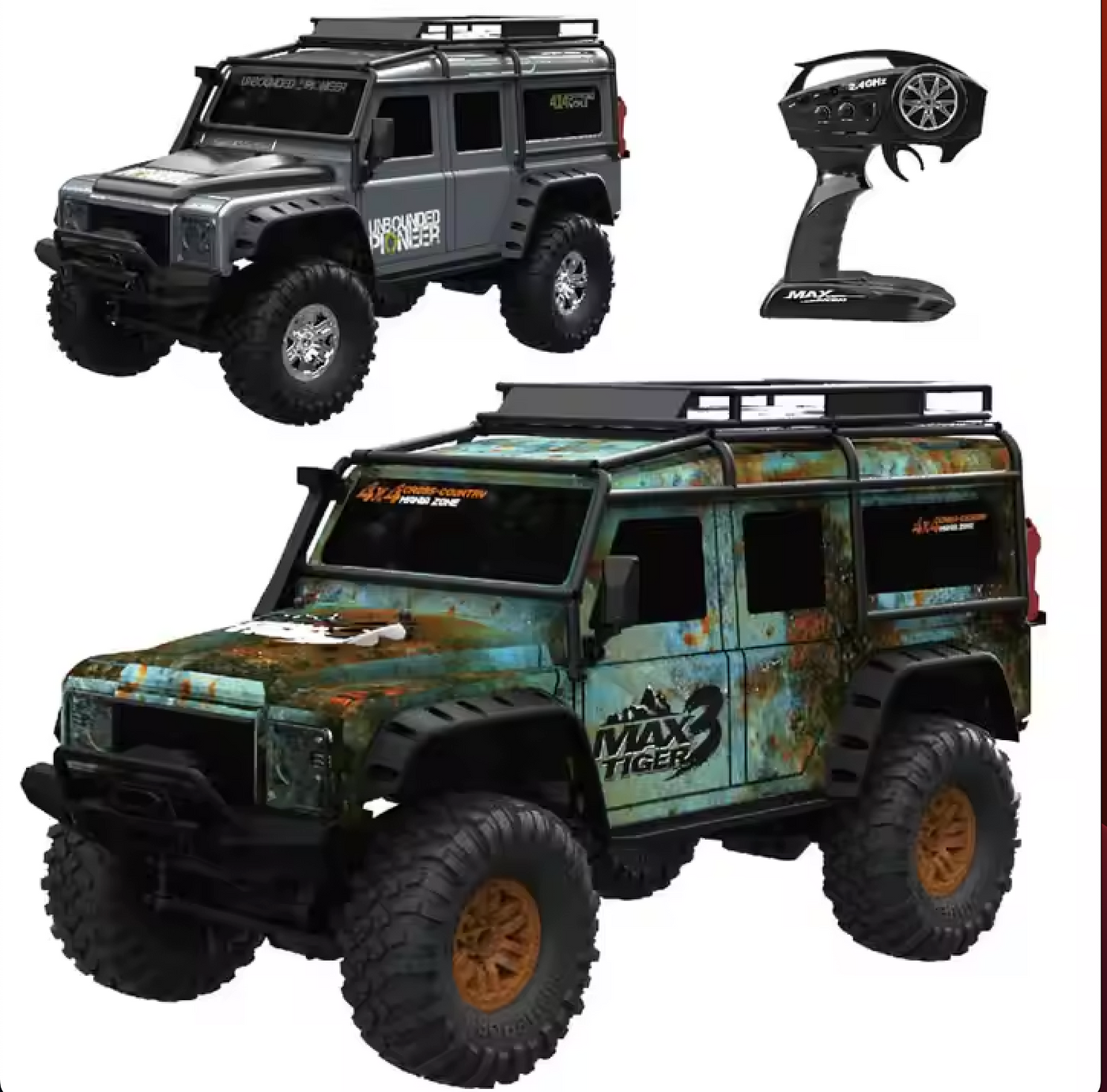 Puzziv™ | Land Rover Defender RC Offroad 4x4 Crawler