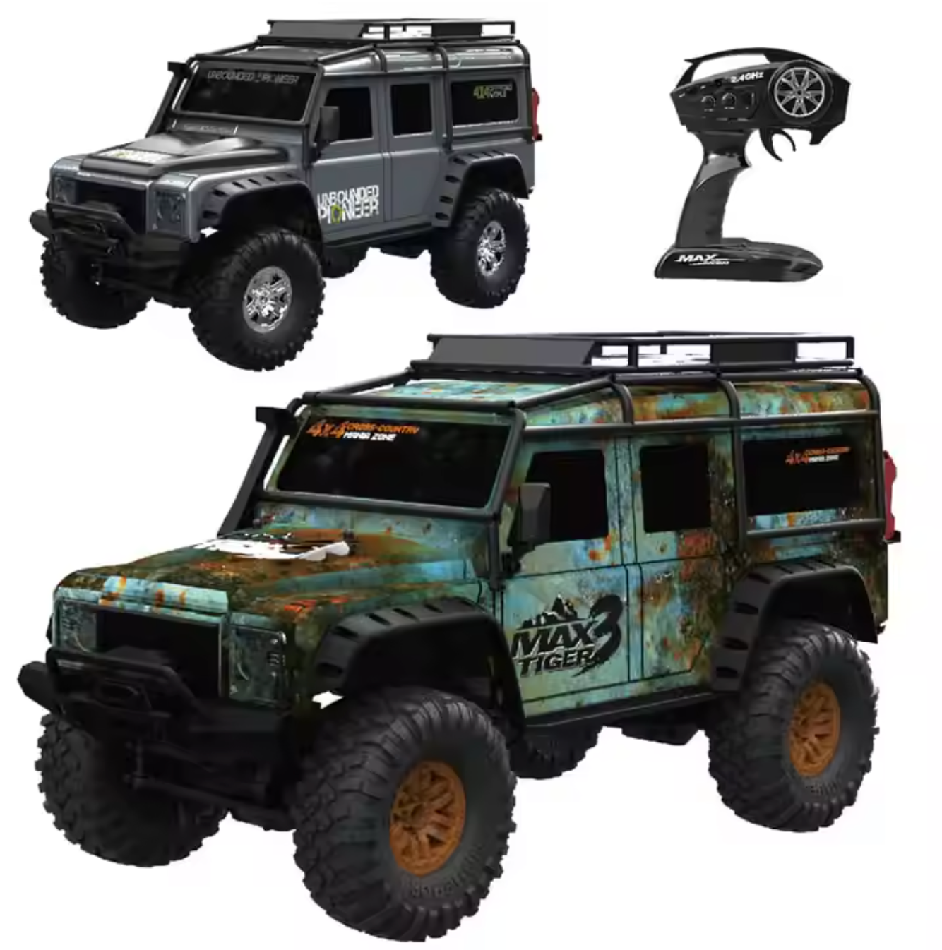 Puzziv™ | Land Rover Defender RC Offroad 4x4 Crawler