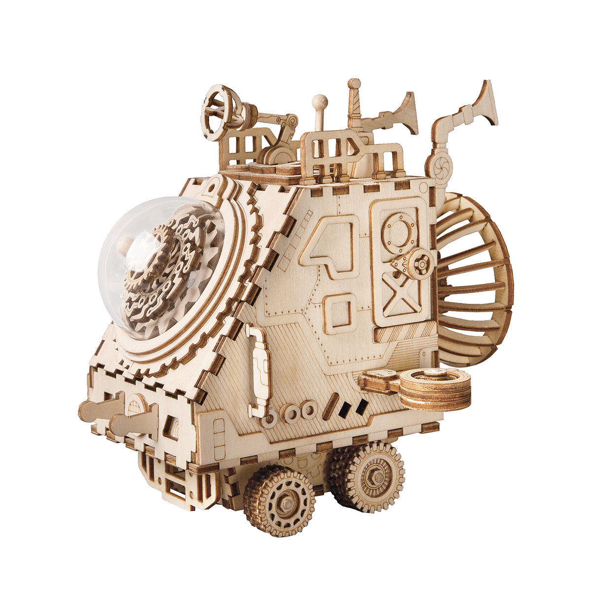 Puzziv Spaceship AM681 - DIY Steampunk Music Box