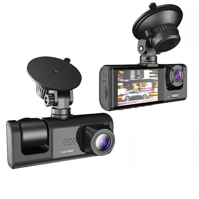 Puzziv™ | Dual Channel Dash Cam with Night Vision & 24/7 Parking Surveillance