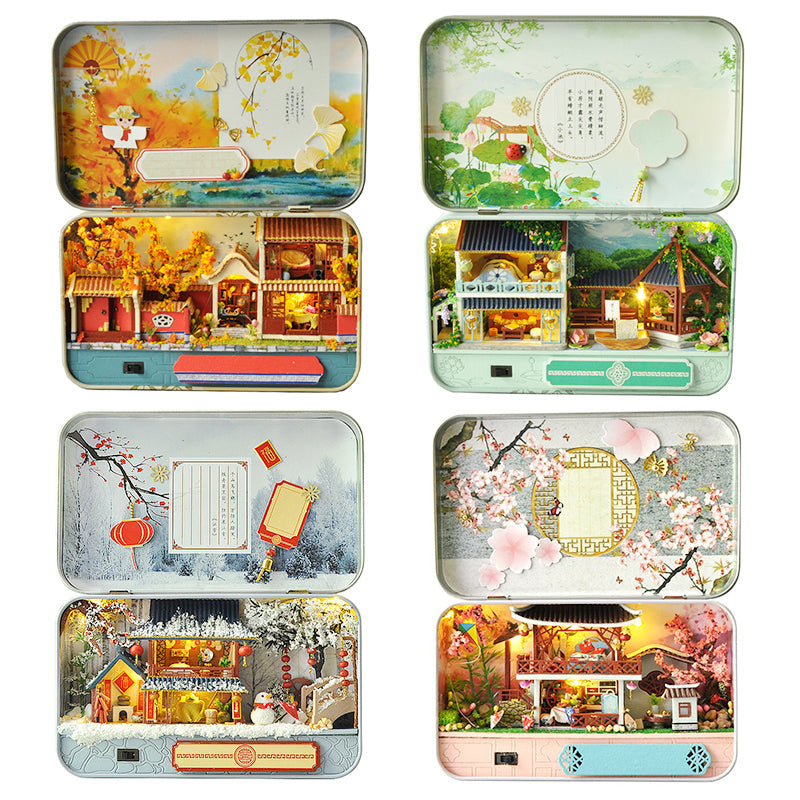 Puzziv  1: 24 DIY Dollhouse Kit (mini four seasons)