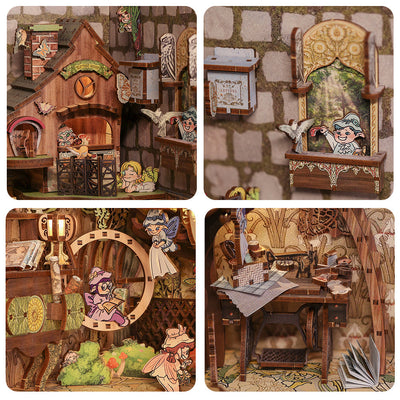 Puzziv DIY Booknook Kit (Elves Paradise)