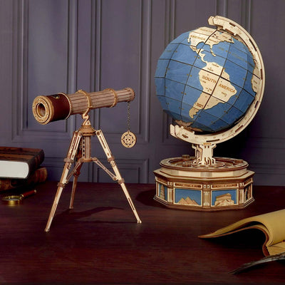 Puzziv Curious Discovery | The Globe ST002+Monocular Telescope ST004