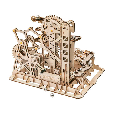 Puzziv Tower Coaster LG504 Fortress Marble Run Set