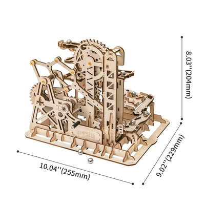 Puzziv Tower Coaster LG504 Fortress Marble Run Set