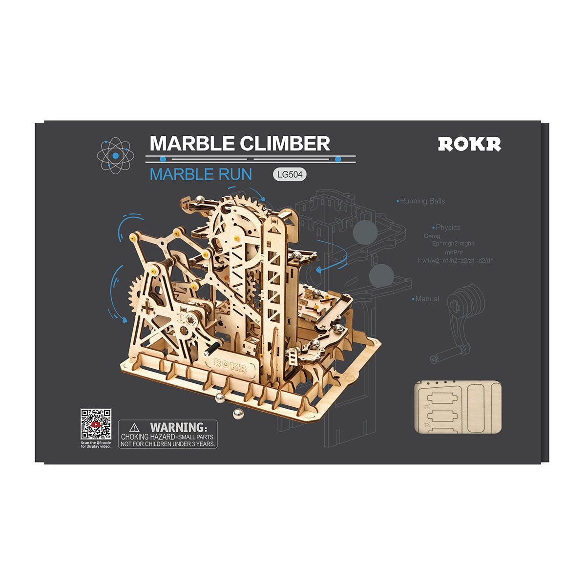 Puzziv Tower Coaster LG504 Fortress Marble Run Set