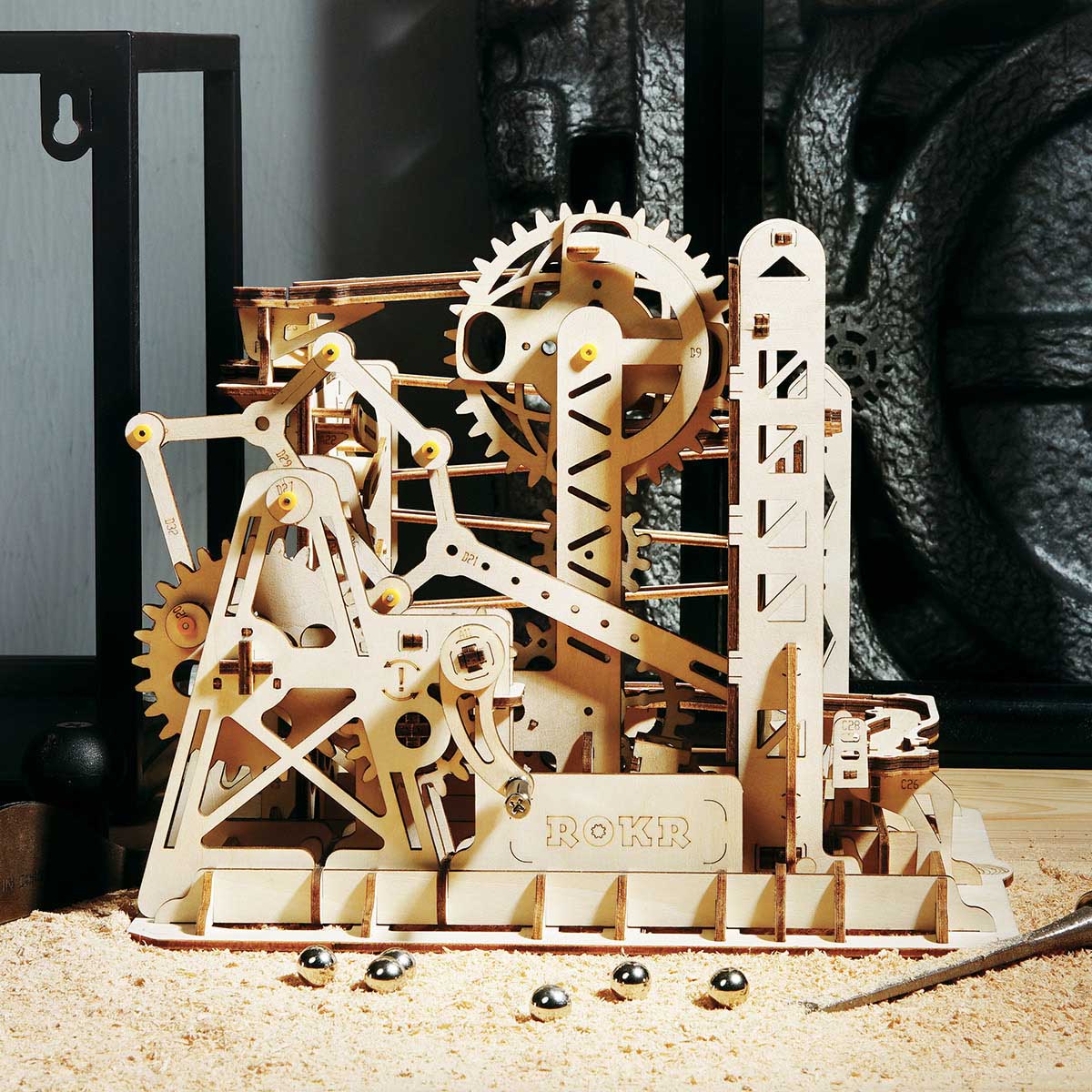 Puzziv Marble Explorer LG503 Swingback Wall Marble Run