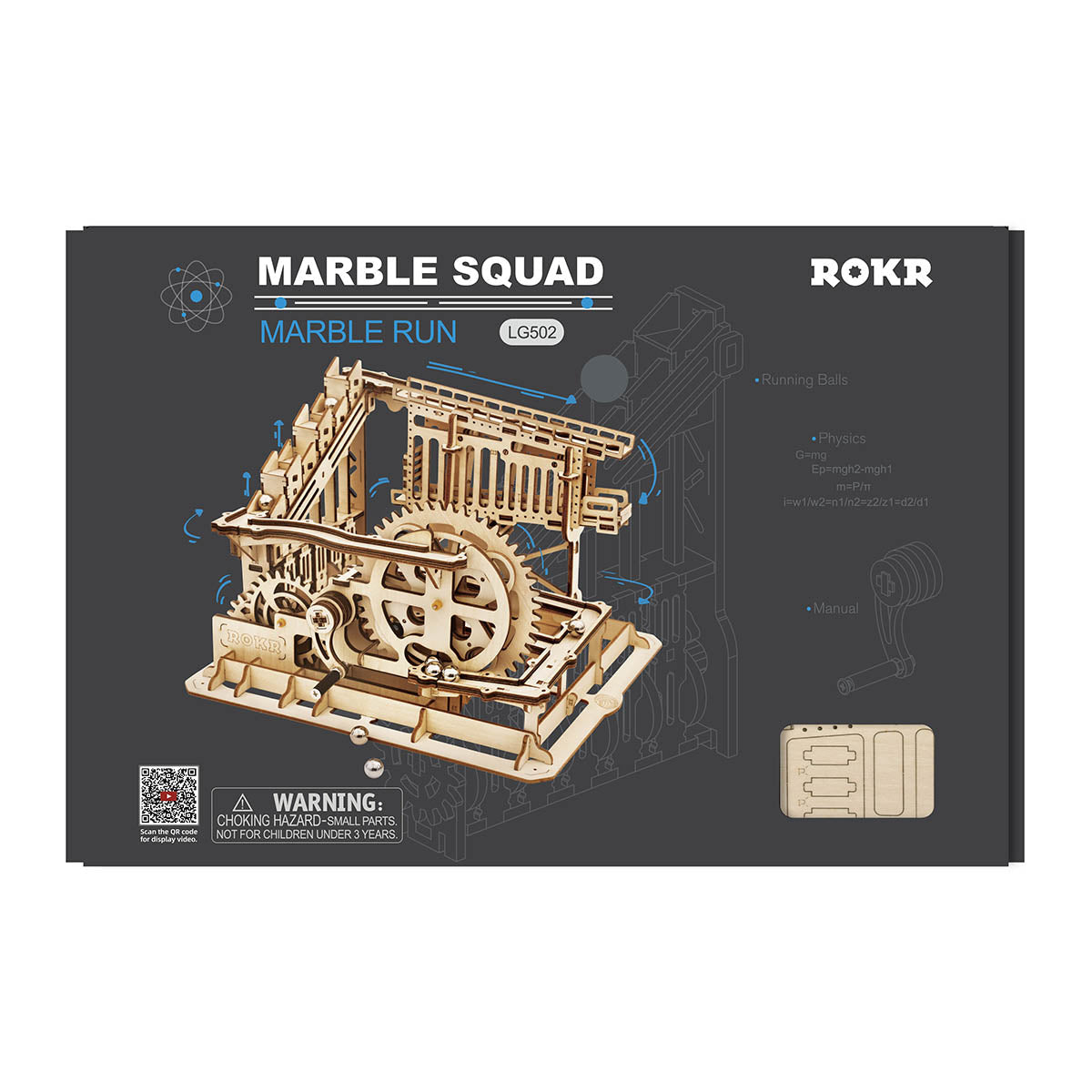 Puzziv Marble Squad LG502 Trapdoors Marble Run