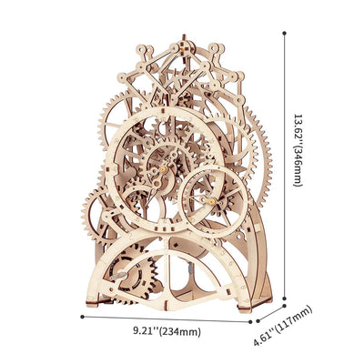 Puzziv Pendulum Clock LK501 Mechanical Gears Kit