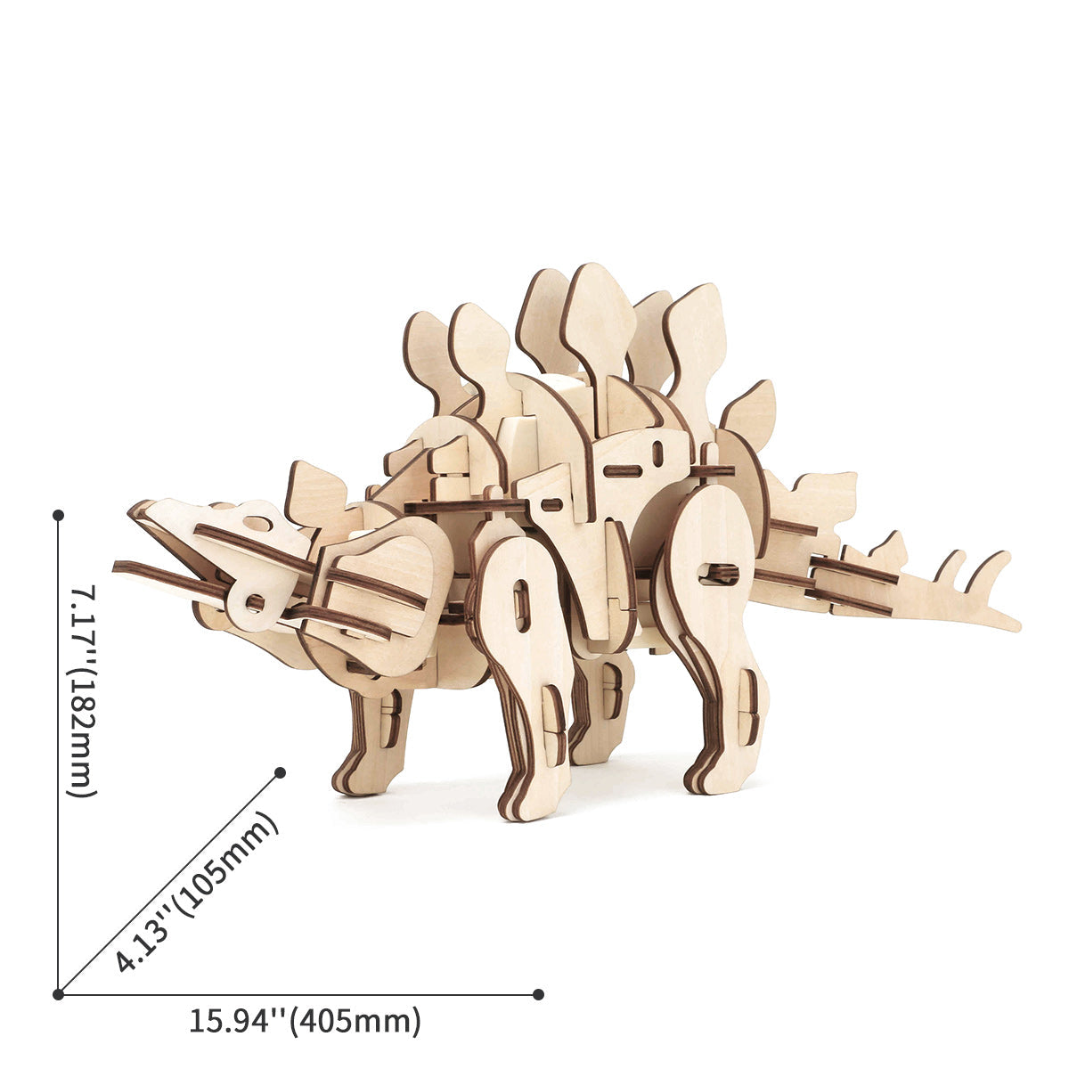 Puzziv Robotic Dinosaurs - Stegosaurus D410 ( 3 Control Modes)