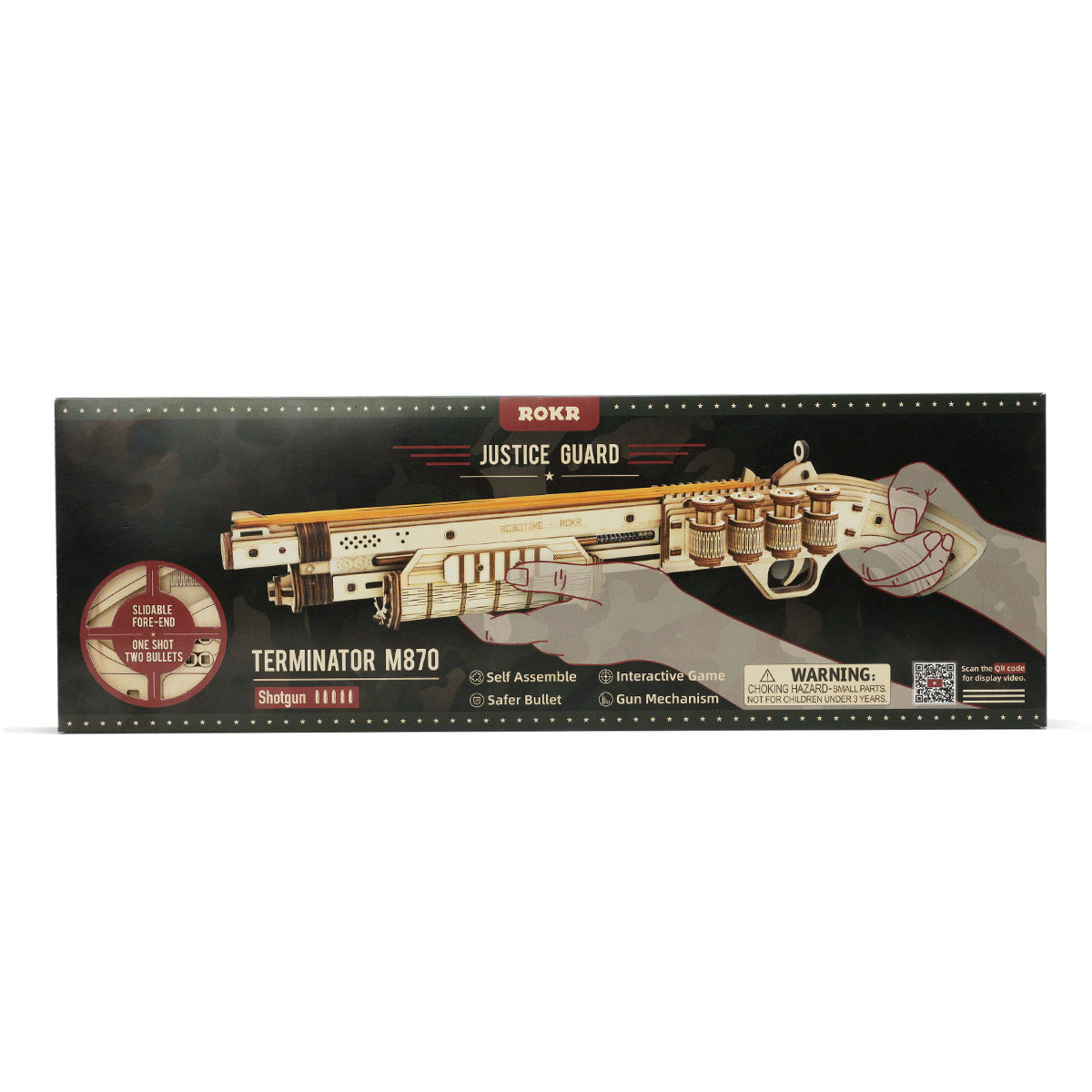 Puzziv Terminator M870 -LQ501 - Robotime Justice Guard Gun Toys