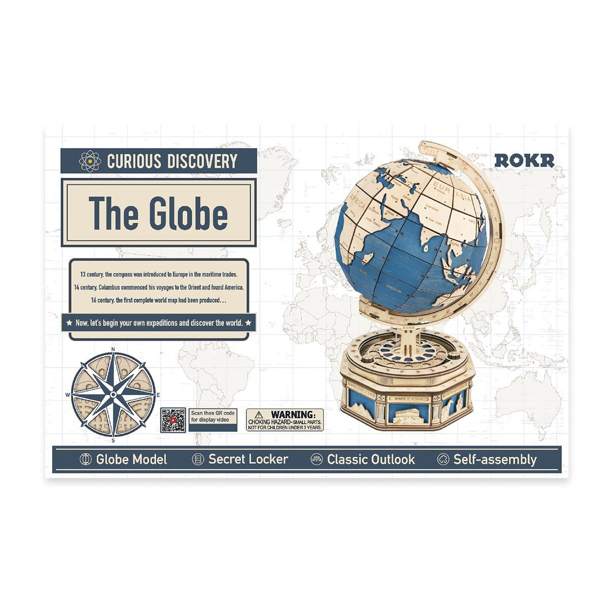 Puzziv The Globe ST002 Huge 3D Wooden Model