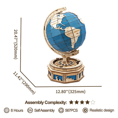 Puzziv The Globe ST002 Huge 3D Wooden Model