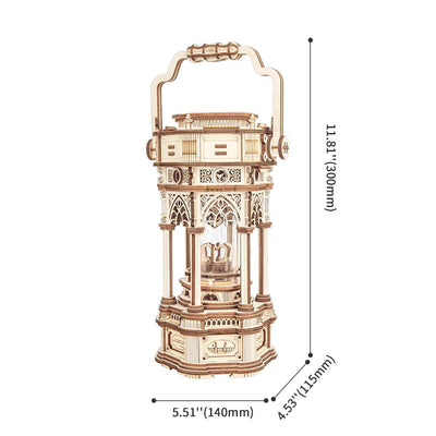 Puzziv Victorian Lantern Mechanical Music Box AMK61