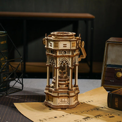 Puzziv Victorian Lantern Mechanical Music Box AMK61