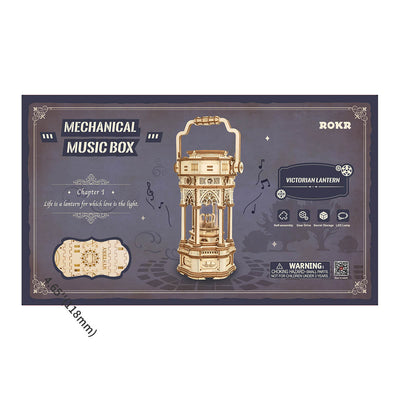 Puzziv Victorian Lantern Mechanical Music Box AMK61