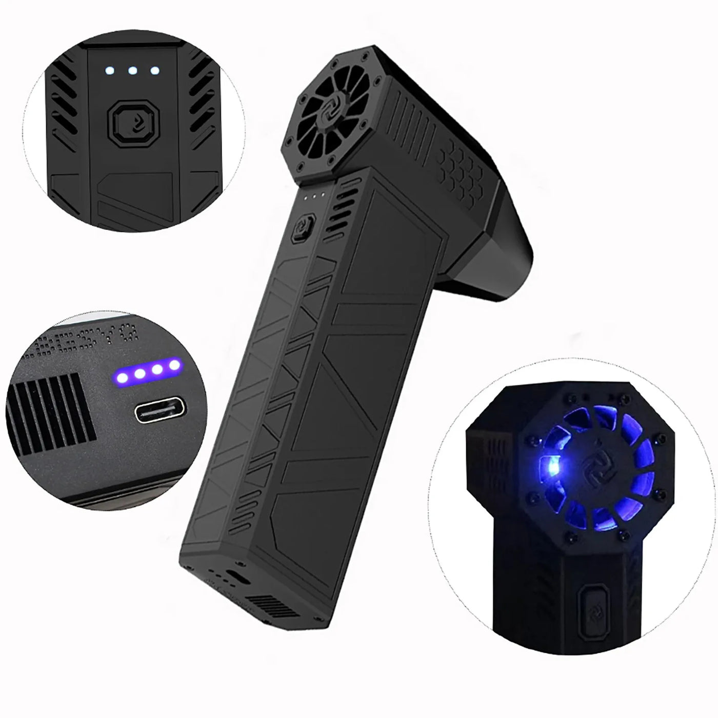 Puzziv™ | X3 Turbo Jet Handheld Fan: Power Meets Precision