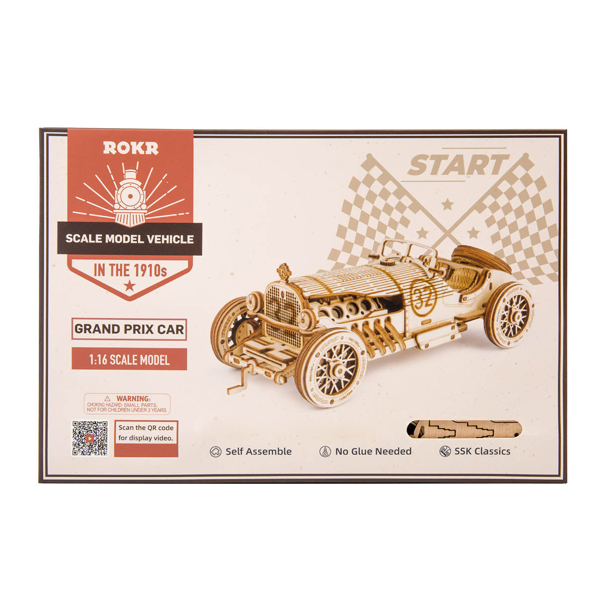 Puzziv Grand Prix Car MC401 -1:16 Scale Model