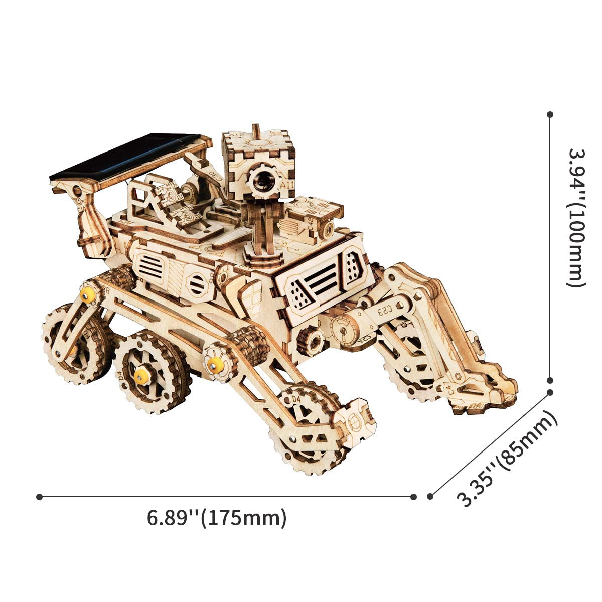 Puzziv Harbinger Rover LS402 Space Rover Solar Energy Car Toys